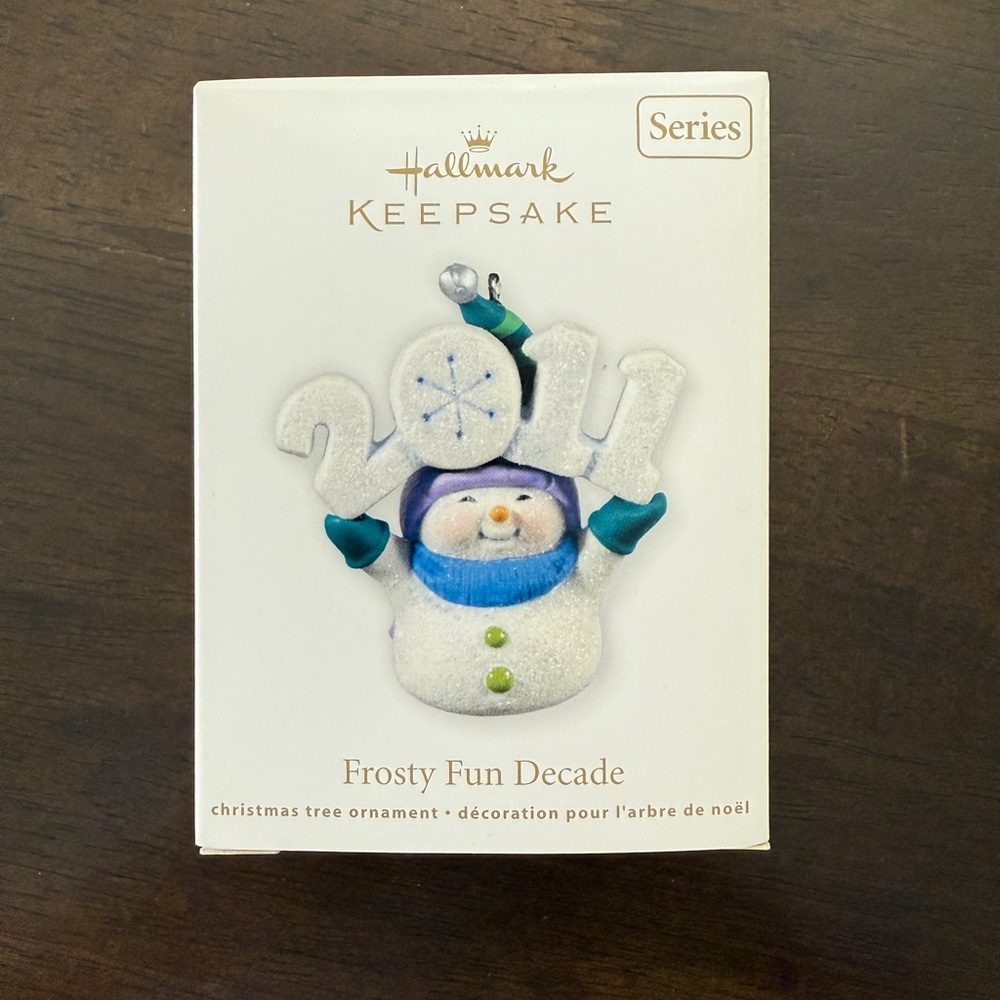 Hallmark Keepsake Frosty Fun Decade Series Ornament 2011